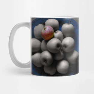 With an Apple, He Astonished Mug